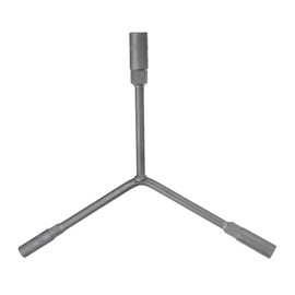 sourcing map Y-Shaped 3 Way Socket Wrench 8mm 10mm 12mm Long Arm Y-Type 6-Point Inner Hexagon Spanner Bike Hex Wrench Torque Spanner for Bicycle Cycling Repair Hardware Tools, Grey