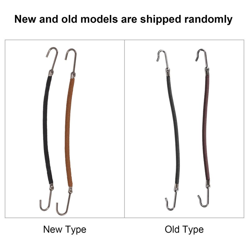 KooingTech 20PCS Elastic Hook Hair Tie, Open Ponytail Hooks Ponytail