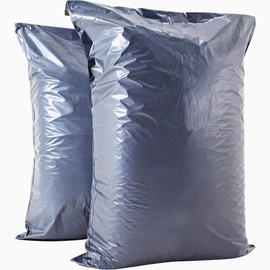 Paxfords Large Postage Bags for Clothes 17x24”- Extra Strong Packing Bags for Posting - Strong Self-Seal Packaging Postal Bags - Grey Recyclable Mailing and Shipping Mailers (10)