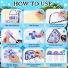 Yaomiao 30 Set Jellyfish Suncatchers Paper Crafts Summer Kit DIY