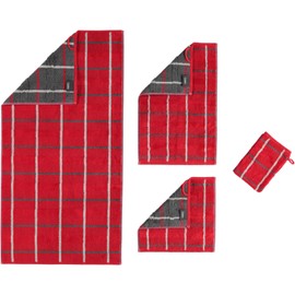 Cawö Duschtuch Noblesse Square rot 80x150 cm