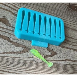 BRX Soft Plastic Bait Mold, 2 Inch Swimbait, panfish, crappie, Plastisol, USA Made