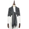 SWAT PANY Ladies Scarf Grey Pashmina Shawls and Wraps Winter