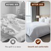 Dayinkes 24-Pack Duvet Clips to Hold Comforter Inside, Reusable Duvet