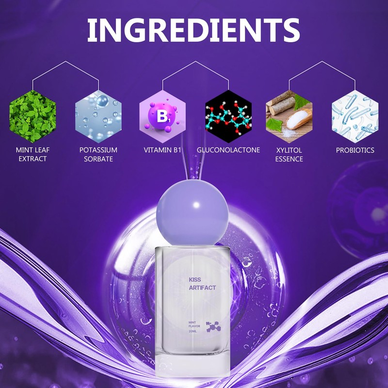 2Pcs Probiotic Oral Spray for Long-Lasting Freshness, Alcohol-Free Oral Spray