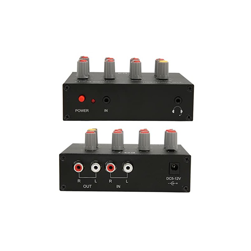 Tonysa 7 Band Sound Equalizer, Output Input, 12dB High Bass