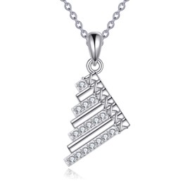 YAFEINI Pan Flute Gifts 925 Sterling Silver Musical Instrument Necklace Flute Jewelry for Women and Pan Flute Lovers