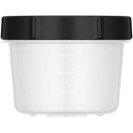 Thermos KC-RA500 BK My Food Container, Round, 16.9 fl oz (500 ml), Black