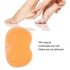 Foot Scrubber Massager with Suction Cups Orange Soft Foldable Shower