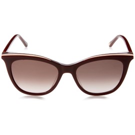 Fossil Women's Female Sunglass Style Fos 2103/G/S, Burgundy, 52mm, 18mm