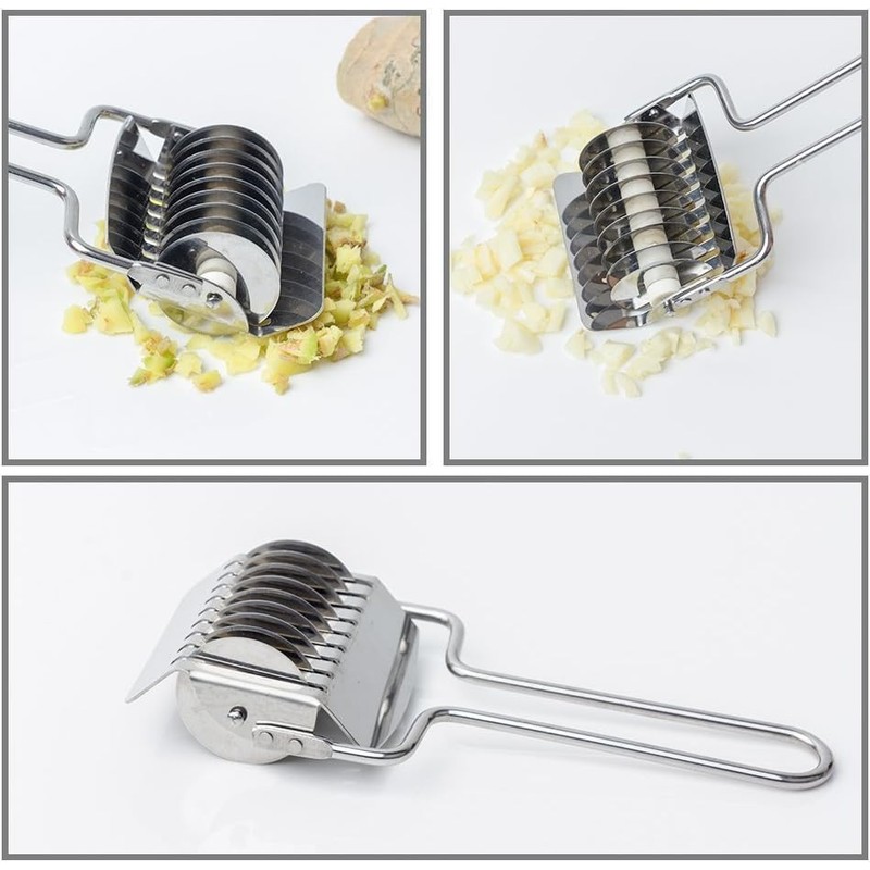 Hsthe Sea Noodle Cu tter,Stainless Steel Portable Pasta Roller,Household Manual