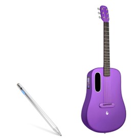 BoxWave Stylus Pen Compatible with Lava ME 4 Acoustic Electric Guitar - AccuPoint Active Stylus, Electronic Stylus with Ultra Fine Tip - Metallic Silver