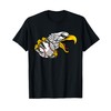 Eagle Hawk Baseball Ball Cartoon Character T-Shirt