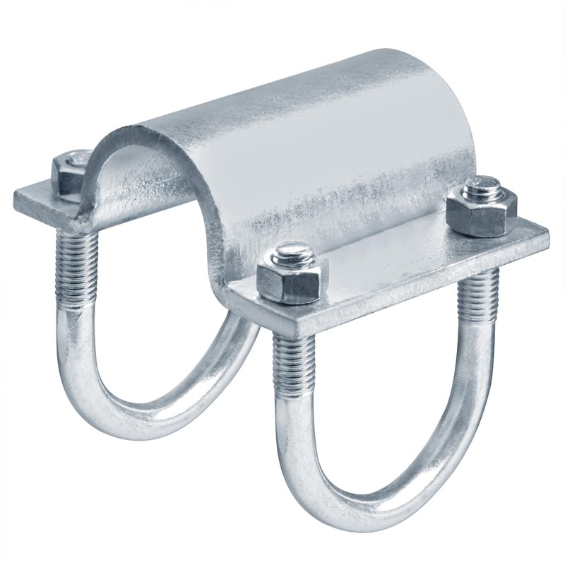 OTTFF 2 Pack 1-7/8" x 2-3/8" U Bolt Cross Clamps,