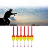TopHomer 6 Pcs Fishing Floats Oval Slip Bobbers Fish Tackle
