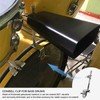 YOLUFER Cowbell Clamp Cowbell Holder Jazz Drum Kit Hoop Mounted