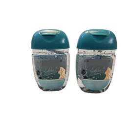 Bath and Body Care - Travel Size Sanitizer - 2 piece Bundle Set Hand Gel - 1 Fl Oz each - Label Artwork Varies (Ariel)