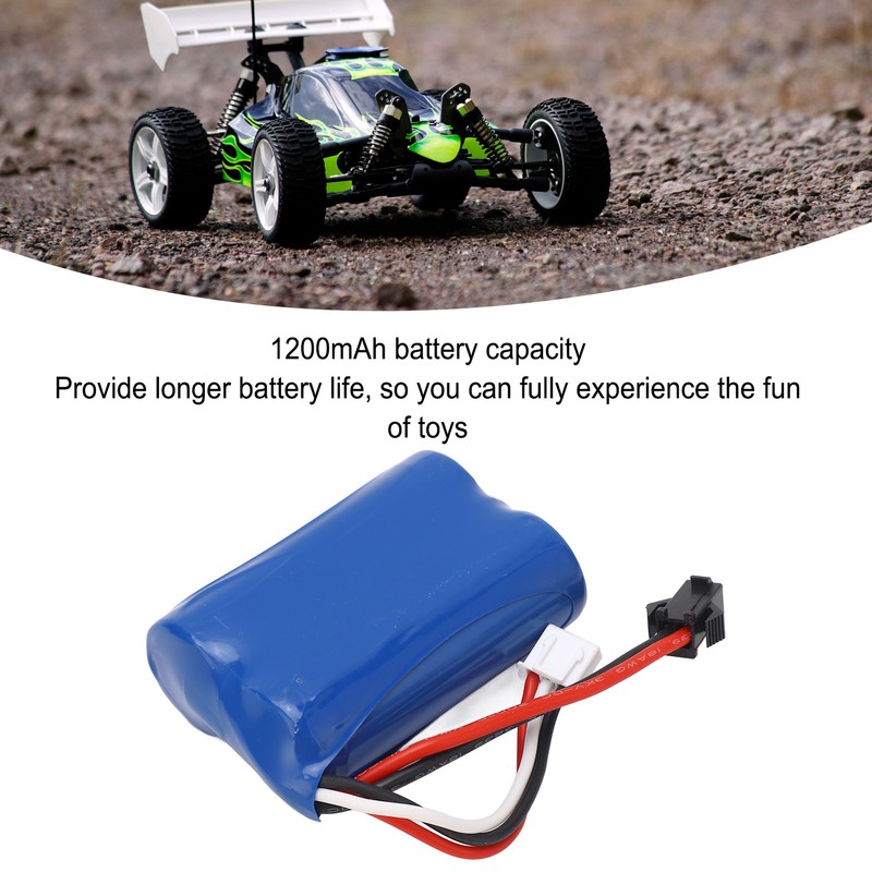 7.4V 1200mAh RC LiPo Battery 8.88Wh Remote Control Car Lithium