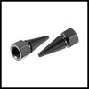 Hihaha 8pcs Black Car Spike Wheel Tyre Tire Valve Air
