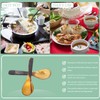 HANABASS Handmade Buffalo Horn Caviar Spoons: 2pcs Cow Horn Serving