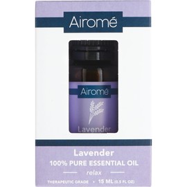 Airomé Lavender 100% Pure Therapeutic Grade Essential Oils| 15ml Amber Glass Bottle