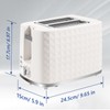 Seydere Toaster 2 Slices, Toasters Wide Slot, Bread Toaster with