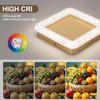 Vloitgol 10 Inch 4500K Square Modern Flush Mount Ceiling Light