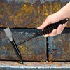 AIMALL Carbon Steel Welding Chipping Hammer with Spring Handle, Impact-Absorbing