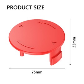 MAOZHOU Lawn Trimmer Spool Cover, Pack of 2 F016F04841 Spool Cover for Bosch Electric Brush Cutter AFS 23-37, Grass Trimmer Replacement Part for Bosch Brush Cutter