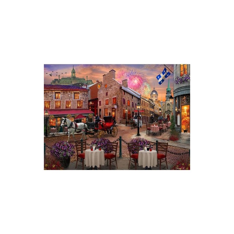 Vermont Christmas Company Old Montreal Jigsaw Puzzle 1000 Piece