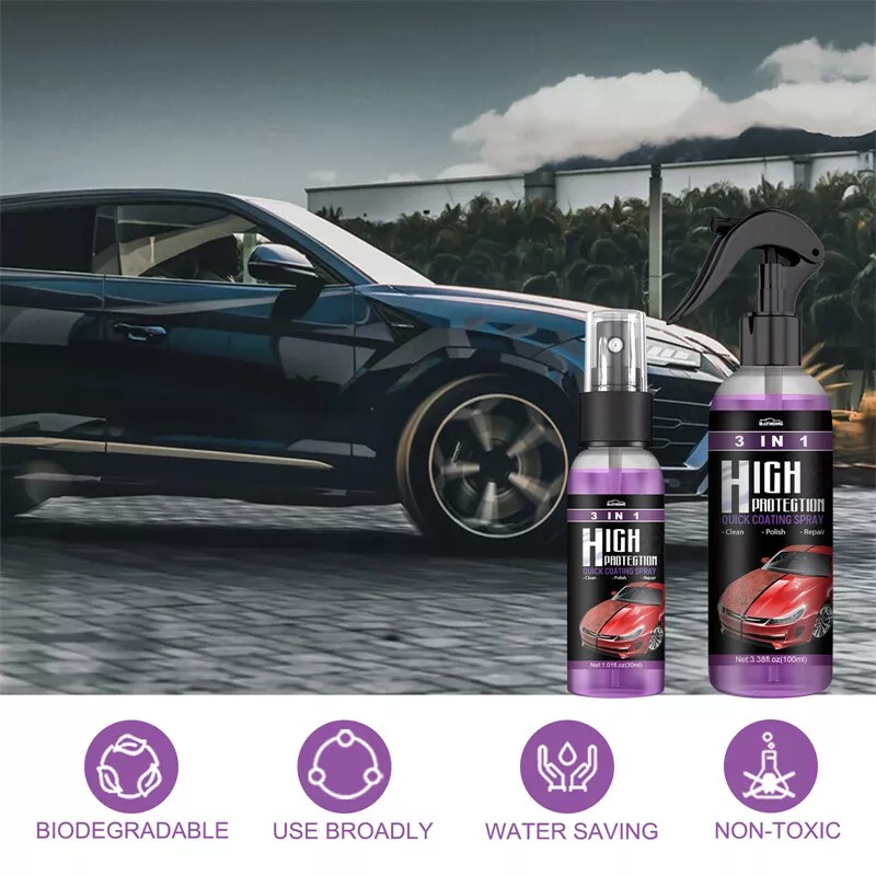Unbranded High Protection Quick Car Coat Ceramic 3 in 1