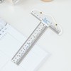 Fenteer Clear Acrylic T Square Ruler T Ruler Drafting Ruler
