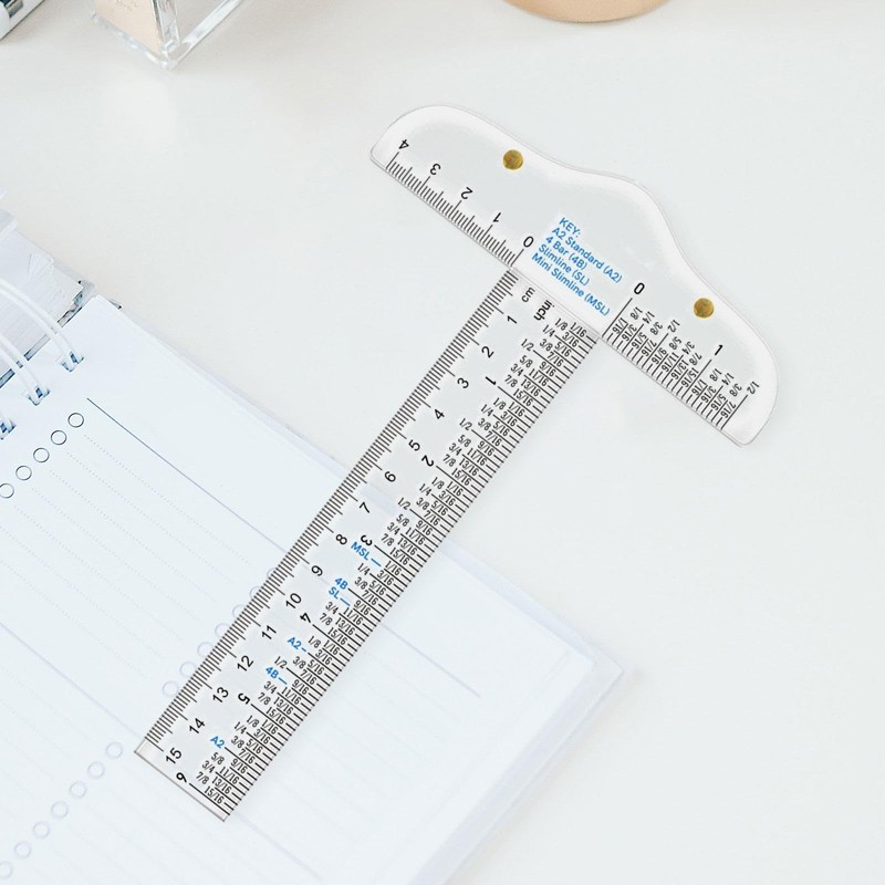 Fenteer Clear Acrylic T Square Ruler T Ruler Drafting Ruler
