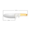 BRSUGMW Real Cutting Stainless Steel Kids Knife Set with Finger