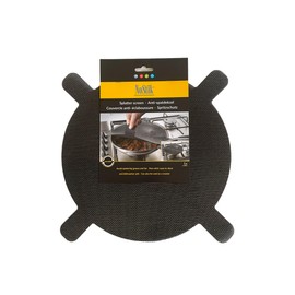 No Stik Splatter Guard Easy Store Minimal Space Required Non Stick Dishwasher safe Cut to size Re Usable Prevents Burns to Hands and Arms 24cm & 32cm Set of 2, Red, #1