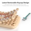 Wireless Keyboard and Mouse Combo, MOWUX - Modern Compact Layout,