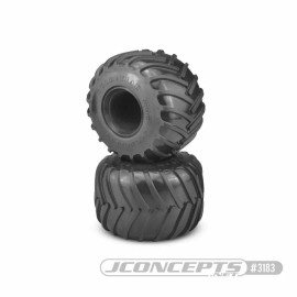 J Concepts - Golden Years Monster Truck Tire, Blue (Soft) Compound for MT Wheel
