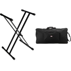 Gator Frameworks Deluxe X-Style Keyboard Stand with Carry Bag