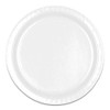 White Round Paper Dinner Plates - 9", 8 Count -