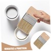 Totority Beach Sand Brush with Handle Natural Boar Bristle Painting