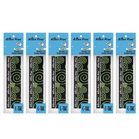 Alien Pros Tennis Racket Grip Tape (6 Grips) – Tac Moisture Feel Tennis Grip – Tennis Overgrip Grip Tape Tennis Racket – Wrap Your Racquet for High Performance (6 Grips, Black Clouds)