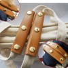 Mcredy 2 PCS Handbag Handle, Leather Wrap Covers Purse Wallet