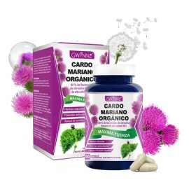 Gwynne Cardo Mariano Orgánico Cápsulas,silymarin Milk Thistle 30:1 Extracto,apoyo A La Desintoxicación Y Reparación Del Hígado,apoyo A Los Antioxidant