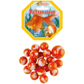 Kim'Play Kimplay – Pack of 20 + 1 Ball Bearing, Goldfish, 500838, Multicoloured