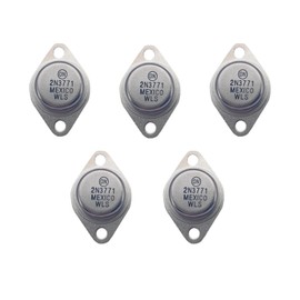 2N3771 High Power NPN Transistor - 2N3771 Pass Transistor & Power Transistor | Iron Cap Design | Planar Silicon Structure | Audio Amplifiers & Inverters 5pcs