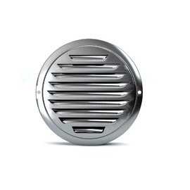 6'' Stainless Steel Air Vents, Round Louver Grille Vent Cover Wall Ventilation Outlet Soffit Vents with Built-in Screen Mesh for House