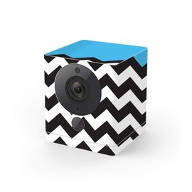 MightySkins Skin Compatible with Wyze Cam V2 - Baby Blue Chevron | Protective, Durable, and Unique Vinyl Decal wrap Cover | Easy to Apply, Remove, and Change Styles | Made in The USA