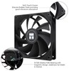 Thermalright TL-C12C X5 CPU Fan,Black Cooling, Fan in The unlit