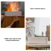 Simulated Flame Air Aroma Diffuser Humidifier 7 Color Fire Air