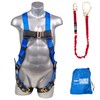 Palmer Safety 1D Full Body Safety Harness & 6' Safety